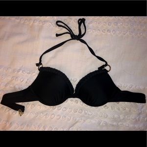 Black bathing suit top